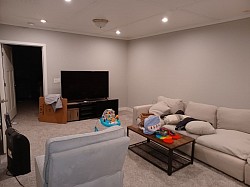 Completed. More pics of rest of basement on our fb page. WnR Services Randall Laird